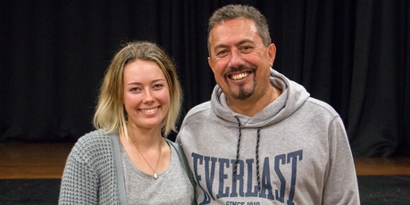 COMMON CAUSE: Nina Griffiths and Mike King.