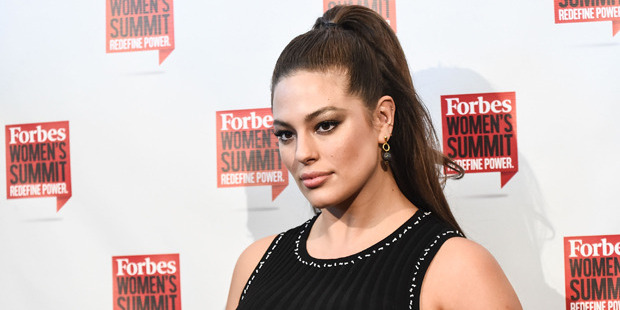 Model Ashley Graham says she has concerns for young girls who are growing up in a culture of body shaming and online negativity. Photo / Getty