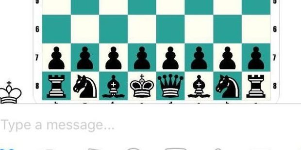 Facebook Messenger chess game. Photo / Facebook