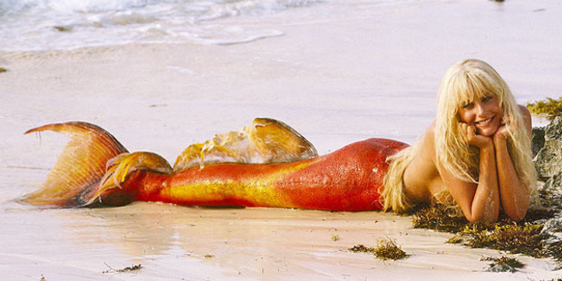 A scene from the '80s movie, Splash.