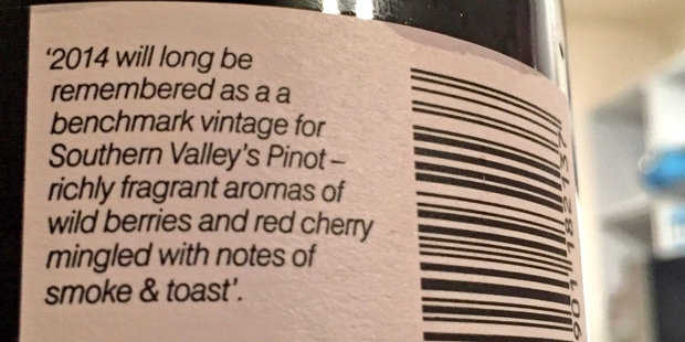 'Smoke and toast' sounds like breakfast at a student flat, not the mark of a fine wine," Tweets Troy Rawhiti Forbes.