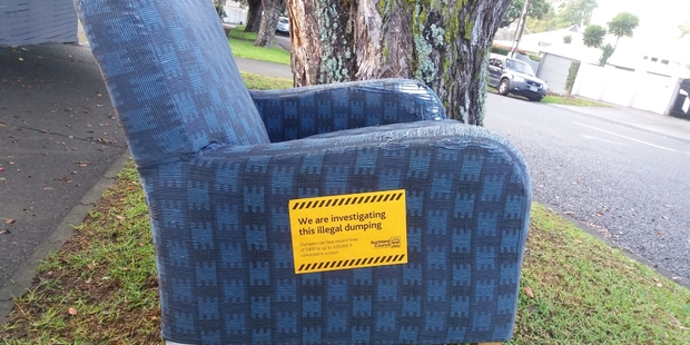 The chair was taken soon afterwards by someone wanting to recover it. No need for the Auckland Council to waste ratepayers' money.