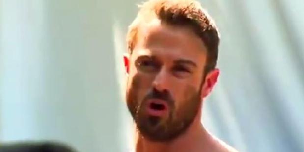 Bachelor In Paradise star Chad Johnson goes on a drunken rant before pooping pants. Photo / YouTube