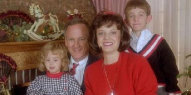 Burke Ramsey, right, with JonBenet, and parents John and Patricia. Photo / Supplied
