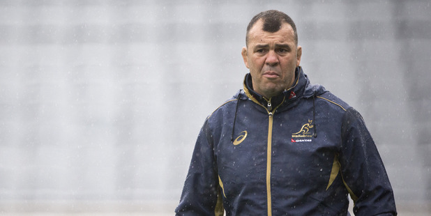 Australian head coach Michael Cheika.