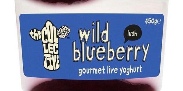The Collective's blueberry yoghurt was reportedly pulled from Tesco supermarkets around the UK.