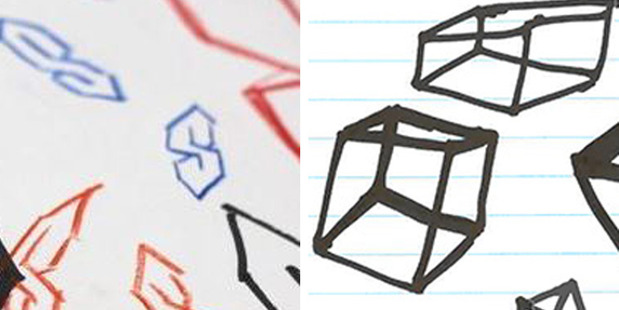 Along with the 'S', there was the 3D box, band logos and block writing. Images / Supplied, nzherald.co.nz