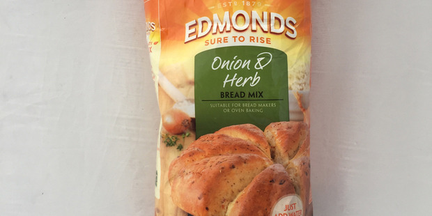 Edmonds Onion and Herb Bread Mix. $7.49 for 1.25kg. Photo / Supplied