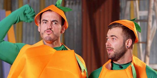 Dyls and Dylz in a scene from The Block NZ: Girls vs Boys. Photo / Facebook