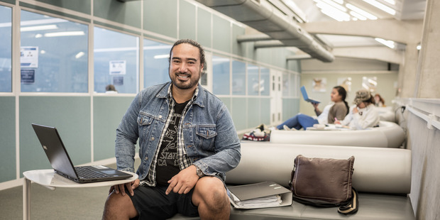 Roy Ualika, 38, enrolled in a Bachelor of Education degree after spending seven years working with at-risk youth. Photo / Ted Baghurst