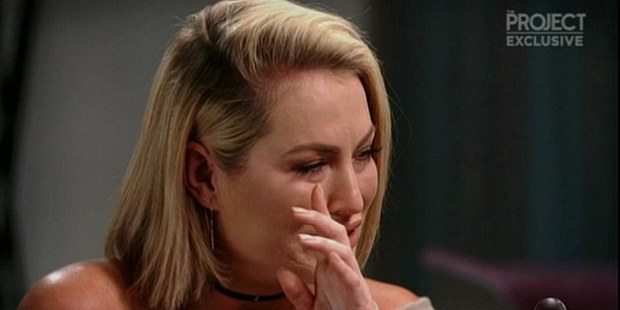 Dark past: The Bachelor star Keira Maguire broke down in tears when she revealed she did not know who her mother was until she was five because of her upbringing in a cult.
