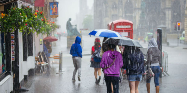 'Lovely weather we're having,' and other unusual turns of phrase have been deciphered in an infographic created by London City Airport. Photo / 123RF