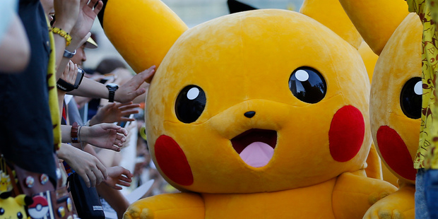 Pokemon characters in Yokohama, near Tokyo. Police are investigating whether a 9-year-old boy who drowned in a river in Brazil was playing Pokemon Go at the time. Photo / AP