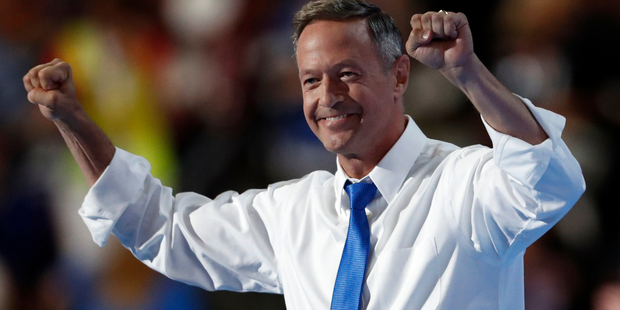 Former Democratic presidential candidate and former Maryland Governor Martin O'Malley. Photo / AP