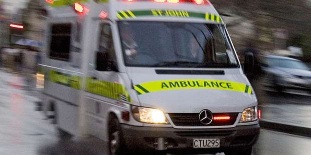 A motorcyclist suffered serious injuries after colliding with a car yesterday. Photo / File