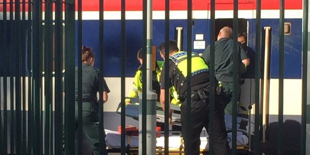 The man was pronounced dead at the scene. Photo / Twitter / @Lucie_Walker