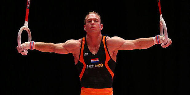 Yuri van Gelder, the 2005 world champion on the rings, addressed his error, saying he hugely regretted his "lapse" and called himself "incredibly stupid". Photo / Getty Images
