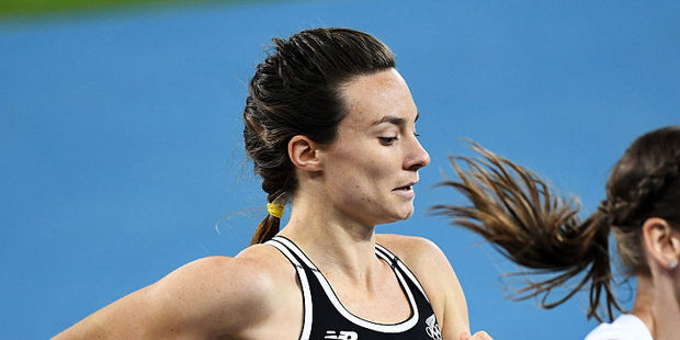 Nikki Hamblin of New Zealand compete in round one of the Women's 1500 metres on Day 7 of the Rio 2016 Olympic Games. Photo / Getty Images