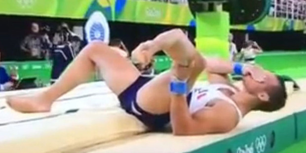 Rio 2016 French Gymnast Suffers Brutal Leg Break Rio 2016 French Gymnast Suffers Brutal Leg Break