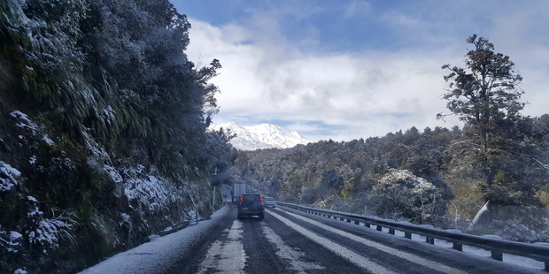 Heading towards Ohakune from National Park. Photo / Annette Ashley