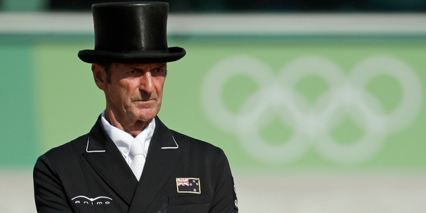 Mark Todd in action during Day One of the Rio Olympics 2016. Photo / AP