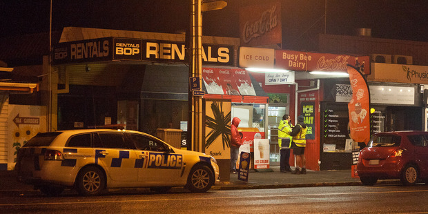 An aggravated robbery at Busy Bee Dairy occurred on Maunganui Road last night. Photo/Andrew Warner