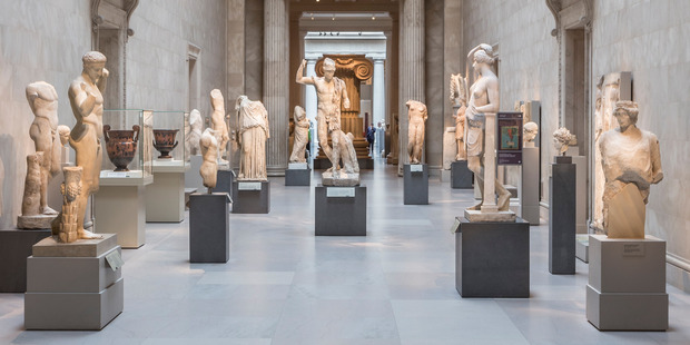 Greek and Roman sculptures at the Met. Photo / Brett Beyer