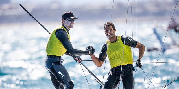 Blair Tuke (right) and Peter Burling PHOTO/SUPPLIED