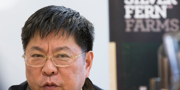 Shen Wei Ping of Shanghai Maling. Silver Fern farm co-op members are voting today on a 50/50 joint venture deal with the Chinese investor. Photo / Nick Reed.