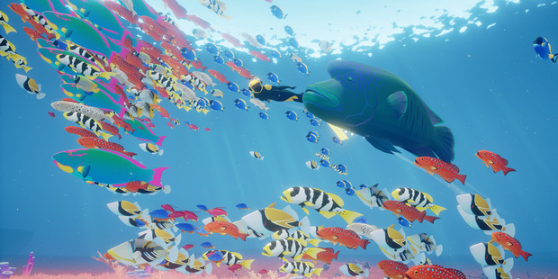 Screenshot from new Playstation 4 game, Abzu.