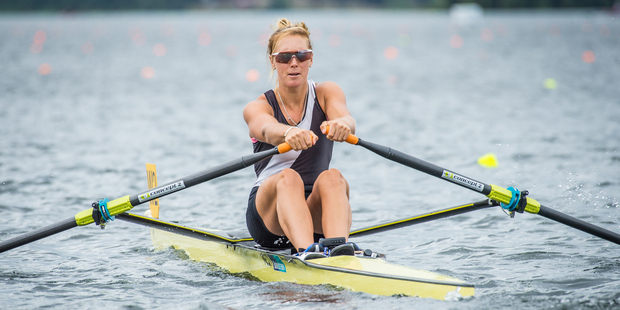 Emma Twigg won her heat this morning at the Rio Olympics. Photo / File.