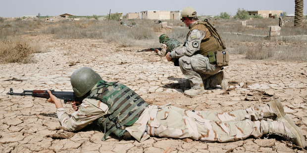 For the Australian and New Zealand soldiers training members of the Iraqi military in Taji, Iraq, the centenary of the Battle of Romani is a big deal. Photo / Supplied