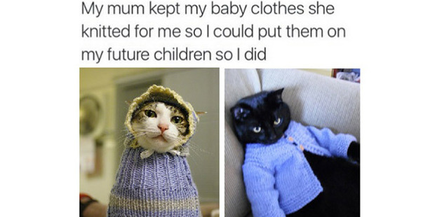 Grandma's knits a perfect fit. Photo / Supplied