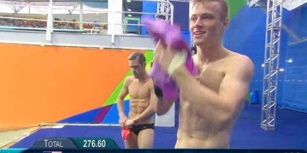 Olympic spectators have been left amused by accidental censorship. Photo / Twitter