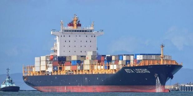 The Kota Loceng arrived at 11pm. Photo / via marinetraffic.com