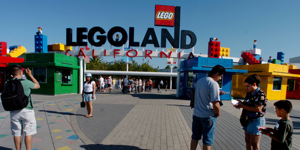 Visitors at Legoland California in 2005. Photo / Sandy Huffaker