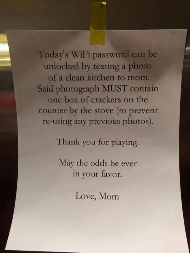 This mum even included a rule to prevent the kids from cheating. Photo / Imgur 