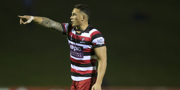 Sonny Bill Williams in action for Counties Manukau.