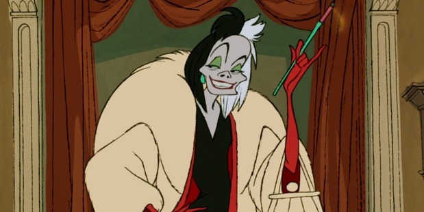 Cruella Deville from 101 Dalmatians smoked cigarettes, which is now banned in future Disney movies.