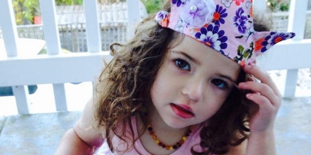 Mia Crerar, 5, passed away from a rare form of epilepsy this week. Photo / Facebook