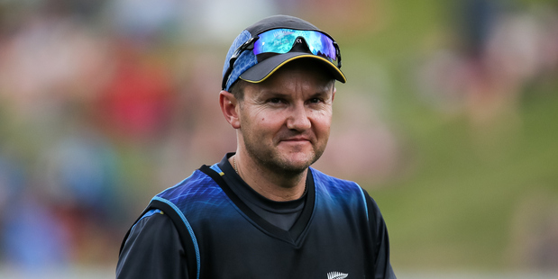 Black Cap's coach Mike Hesson. Photo / Photosport
