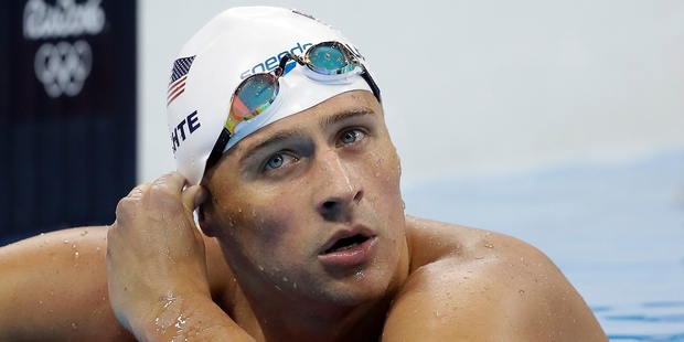 American swimmer Ryan Lochte and three teammates were robbed at gunpoint. Photo / AP