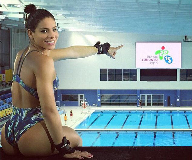 Ingrid Oliveira at the Pan American Games last year. Source: Instagram/ingrid.oliveira96