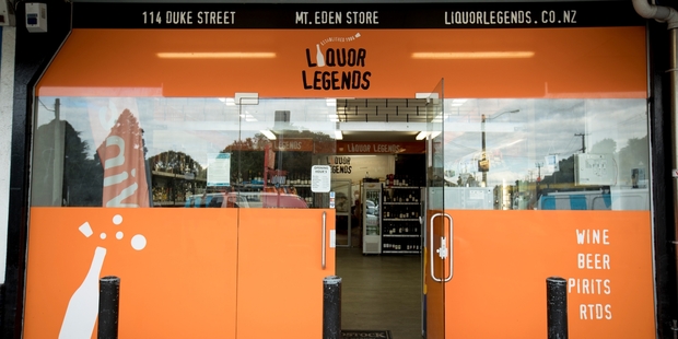 The Liquor Legends store in Three Kings has been robbed three times in the past few weeks. Photo / Dean Purcell