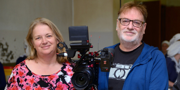 Gloriavale documentary makers Amanda Evans and Ivars Berzins.