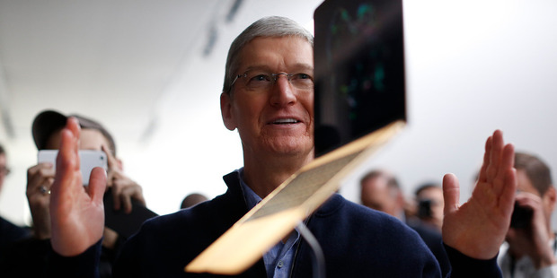 Tim Cook shares the words of wisdom Steve Jobs bestowed on his successor. Photo / Getty Images