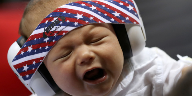 Michael Phelps' infant son boomer has become a sensation on Instagram. Photo / Getty