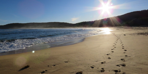 Killcare's deserted, golden sand beach. Photo / Supplied