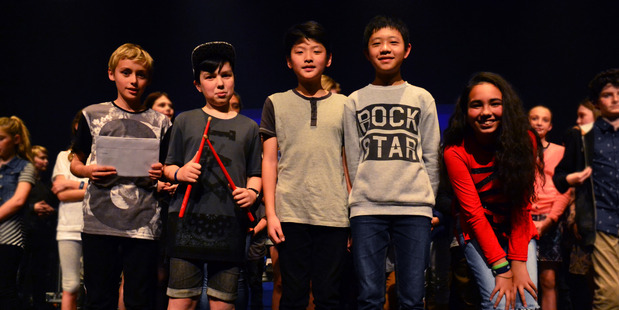 Tauranga Intermediate band Revs won the Bay of Plenty regional finals of the Rockshop Bandquest last night. PHOTO/SUPPLIED