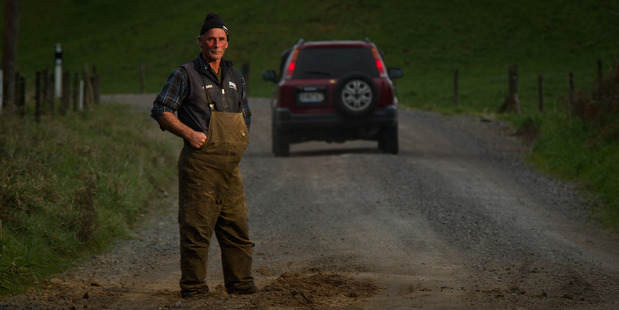 Hamurana farmer Rob Marshall is not at all happy with the state of rural roads in his area. He is not alone with farmers from other areas also unhappy.